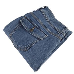 Riders By Lee 131J427 Womens‎ 8M (30x18) Stretch Straight Leg Capri Denim Jeans